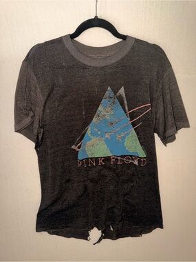 Vintage Pink Floyd World Tour 1988 Tee / 80s Distressed Band T-Shirt
